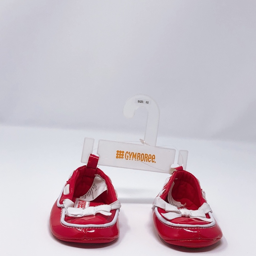 Gymboree Red and White Lace Shoes